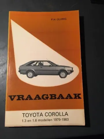 Vraagbaak Toyota Corolla 1.3_1.6 1979-1983