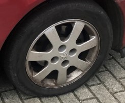 Wielen set peugeot 406 coupe