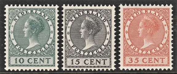 Nederland 1924 - Tentoonstellingszegels - NVPH 136/138