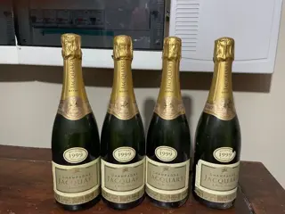 1999 Jacquart, Millésime - Champagne Brut - 4 Flessen (0.75