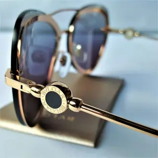 Bulgari - Special Temples - Gold Aviator - New - Zonnebril