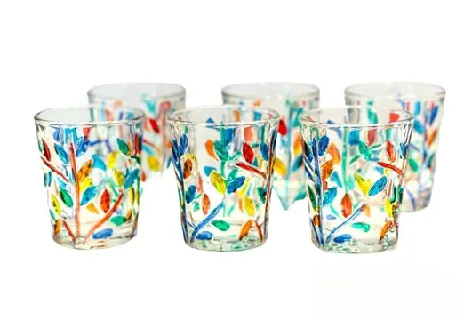 VETROMANIA - Vetreria Zecchin - Shot glaasjes (6) - Glas