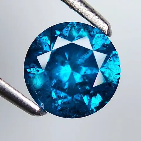 1 pcs Diamant - 1.26 ct - Briljant, Rond - fancy