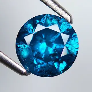 1 pcs Diamant - 1.26 ct - Briljant, Rond - fancy