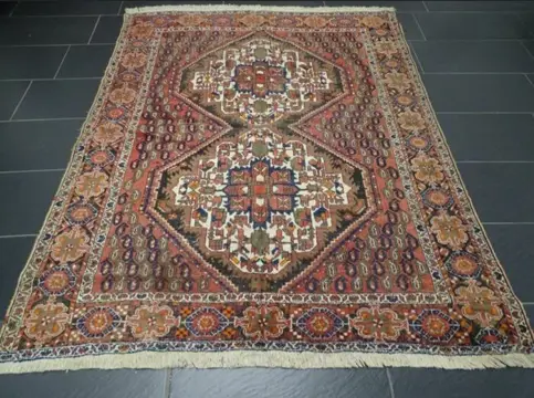 Afschari Baba - Oud Perzisch tapijt Afschari Baba 200 cm X