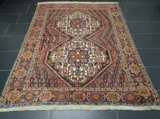 Afschari Baba - Oud Perzisch tapijt Afschari Baba 200 cm X
