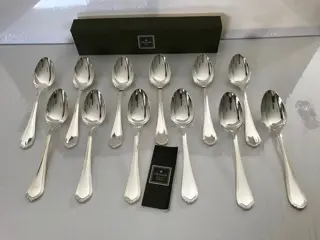 Christofle modèle Spatour - Dessertlepels (12) - Verzilverd