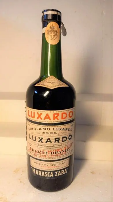 Luxardo - Cherry brandy - b. Jaren 1930 - Litri 0.980
