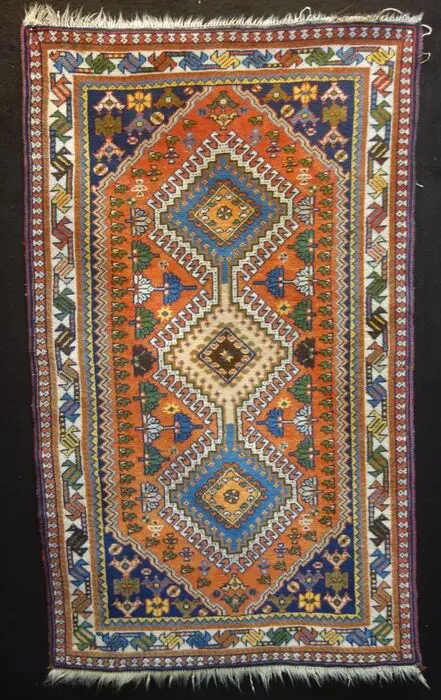 Perser yalameh - Vloerkleed - 135 cm - 80 cm