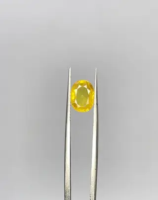 1 pcs Geel Saffier - 1.79 ct