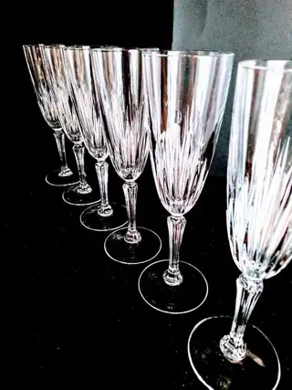 RCR - Royal Cristal Rock - Fluitjes (6) - Modern - Kristal