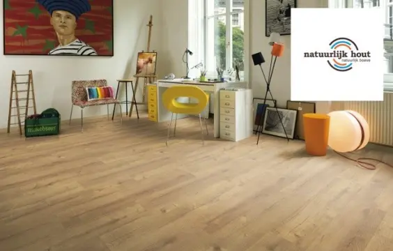 Eiken ( lamel ) Parketvloer 22 cm breed