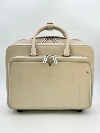 Bagage - Trolley GranCabrio pelle avorio - Maserati - Na