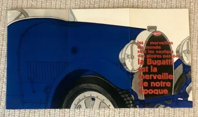 Poster/prent - Bugatti - 1920-1930