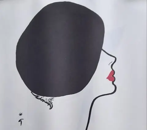 René Gruau - Rouge a baiser encore - 1990