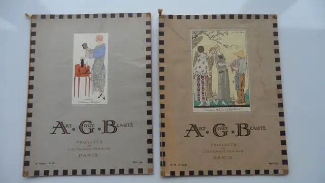 Albert Godde-Bedin et C° - Pochoirs in " Art Gout &amp;