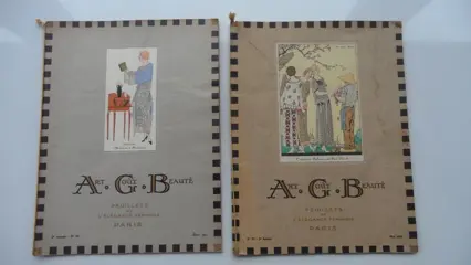 Albert Godde-Bedin et C° - Pochoirs in " Art Gout &amp;