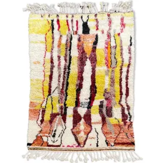 Modern Berber Beni Ouarain Wool Rug - Vloerkleed - 280 cm -