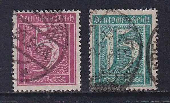 Duitse Rijk 1922 - Gekeurd: Oechsner BPP, Infla Berlin. - Michel: 177,179