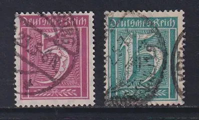 Duitse Rijk 1922 - Gekeurd: Oechsner BPP, Infla Berlin. - Michel: 177,179