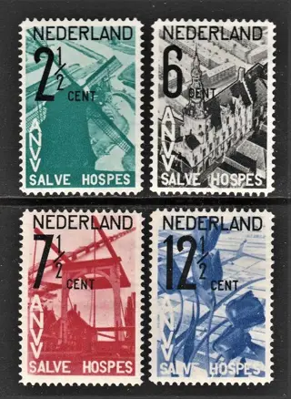 Nederland 1932 - A.N.V.V. - NVPH 244/247