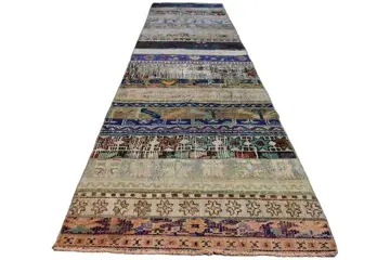 Vintage Patchwork - Loper - 340 cm - 83 cm