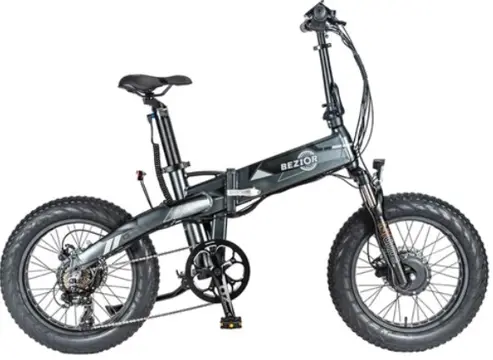 BEZIOR XF005 Folding Electric Bike 36V Front &amp; Rear 500W