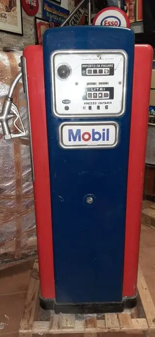 Benzinepomp/tank - Smalto - Wayne 100 Mobil - 1950-1960