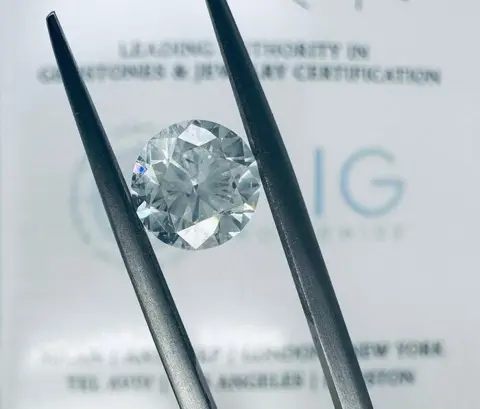 1 pcs Diamant - 2.20 ct - Briljant, Rond - H - SI2