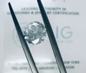 1 pcs Diamant - 2.20 ct - Briljant, Rond - H - SI2