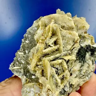 "Het nest" grote kristallen van mesitine op kwarts - 8×6×3