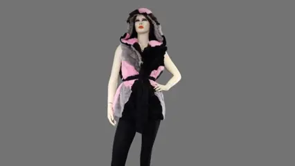 Artisan Furrier - Chinchilla Rex Gilet - Gemaakt in: