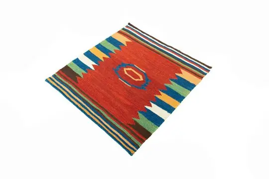 Designer Kelim - verzamelaars stuk - 102 cm - 106 cm