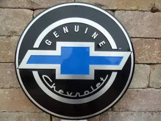 Bord - Chevrolet Aluminium 60 cm Logo - Chevrolet - Na 2000