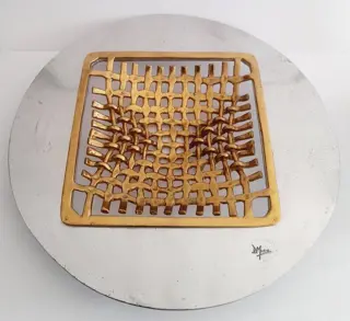 David Marshall (signé)(5kg/48cm) - Tafelblad - Fruitmand -