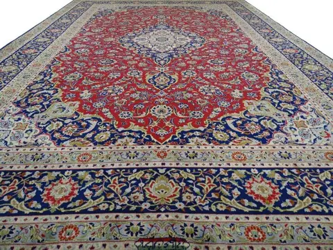 Keshan - Gereinigd vloerkleed - 371 cm - 255 cm