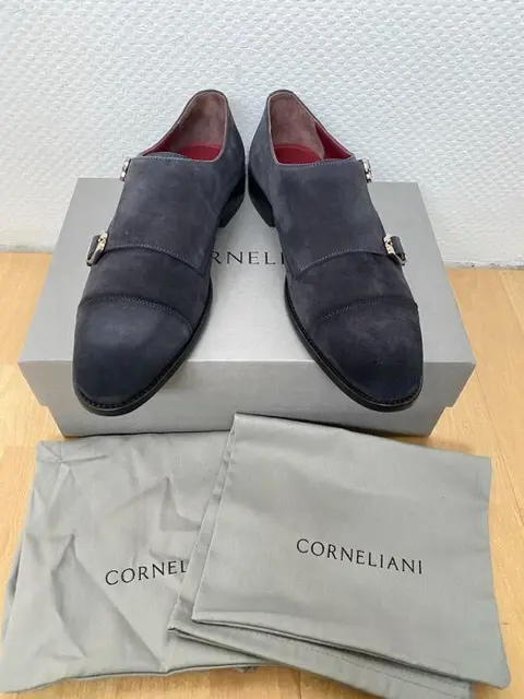 Corneliani - NEW - Made in italy - Blue - Suede - Luxury -