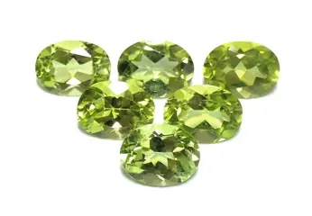 6 pcsPeridoot - geen minimumprijs - 6.00 ct