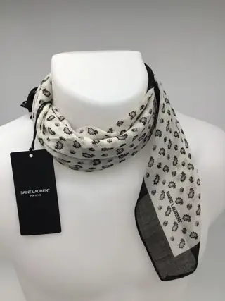Saint Laurent - Gavroche laine 62/62 cm - Sjaal