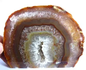 Carneool Agaat Geode uit Brazilië - 13 x 11 cm - 744 g