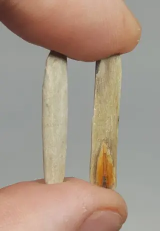 Sebkha El Melah 001, Aubrite meteoriet. - 1.54 g - (2)