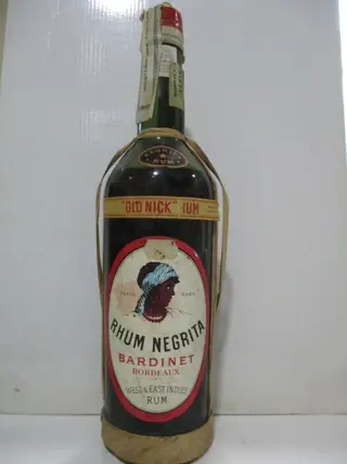 Negrita Bardinet - Old Nick Rum - b. jaren 1950, Jaren 1960