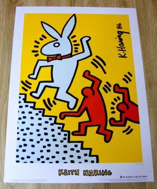 Keith Haring - Bunny on the Move - 1999