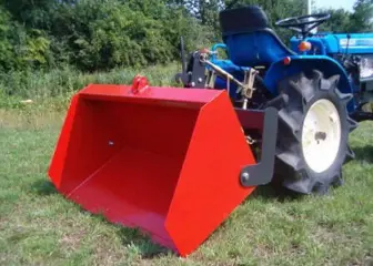 Compacte grondbak voor kleine trekkers