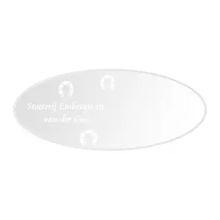 Graveren van spiegel, natuursteen, glas