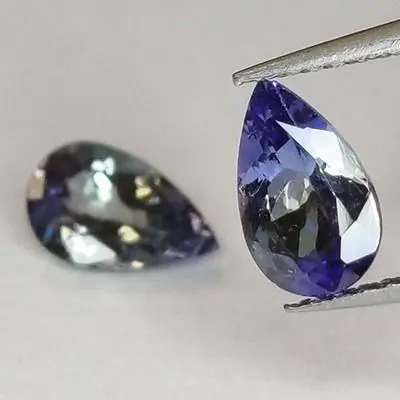 2 pcsTanzaniet - 1.78 ct