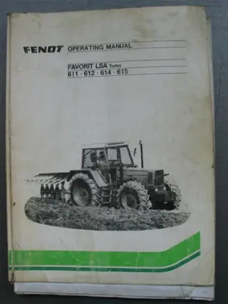 Manual Fendt Favorit LSA Turbo 611/612 / 614 / 615