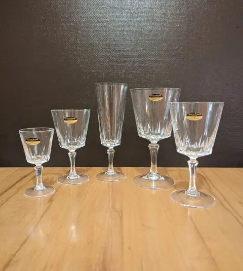 Cristal d'Arques - Drinkservies voor 12 personen (60) - Art