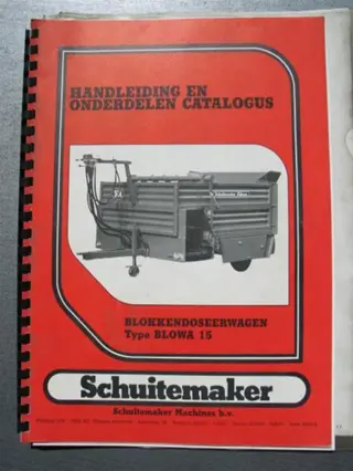 Manual Schuitemaker Blowa 15