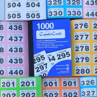 12.000 Dubbelnummers of lootjes 1 - 1000